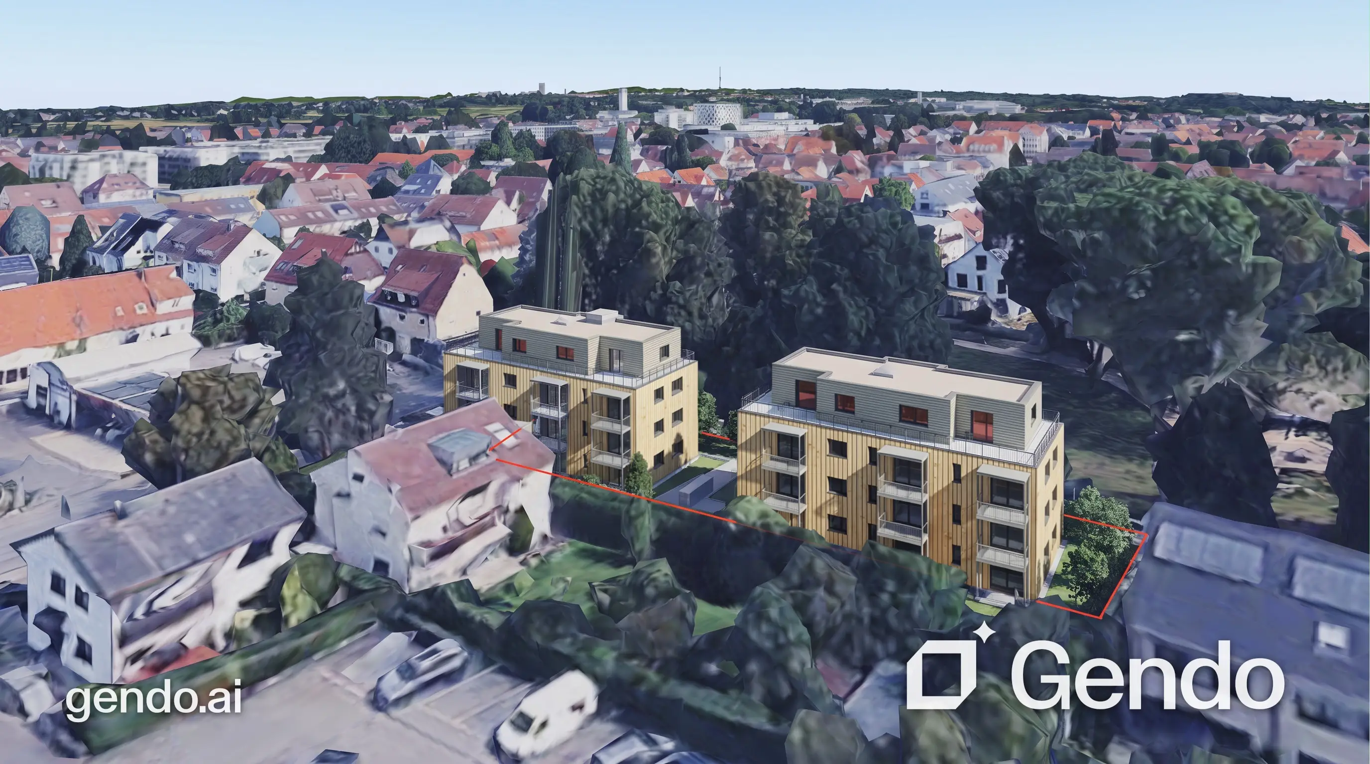 Gendo result: lower three floors material changed