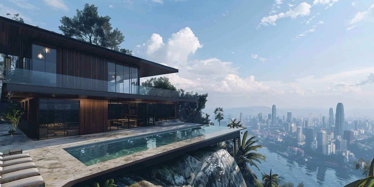 What is an architectural rendering?